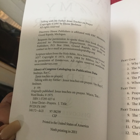 “Talking with My Father”by Ray C.Stedman NEW Book - Picture 6 of 7